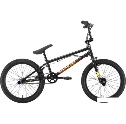 Велосипед Stark Madness BMX 2 2022 (черный/оранжевый)