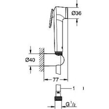 Душевой гарнитур Grohe Tempesta-F Trigger Spray 30 26354000