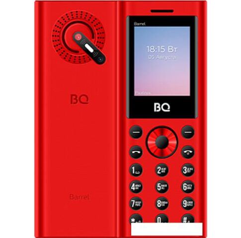 Кнопочный телефон BQ-Mobile BQ-1858 Barrel (красный)