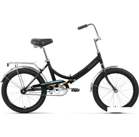 Детский велосипед Forward Arsenal 20 1.0 2022 (черный/оранжевый)