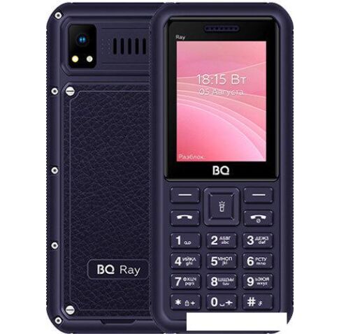 Кнопочный телефон BQ-Mobile BQ-2454 Ray (темно-синий)