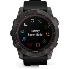 Умные часы Garmin Fenix 7X Sapphire Solar 51 мм (серый карбон/черный)