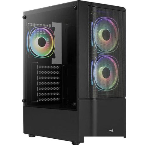 Корпус AeroCool Quantum Mesh Mesh-G-BK-V2