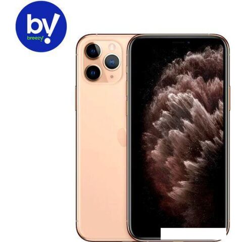 Смартфон Apple iPhone 11 Pro 64GB Воcстановленный by Breezy, грейд B (золотистый)