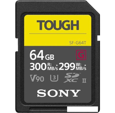 Карта памяти Sony SDXC SF-G64T 64GB