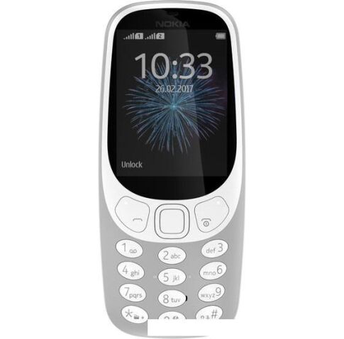 Мобильный телефон Nokia 3310 Dual SIM (серый)