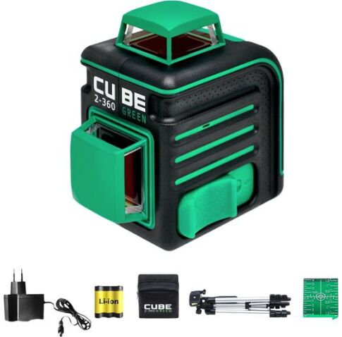 Лазерный нивелир ADA Instruments Cube 2-360 Green Professional Edition А00534