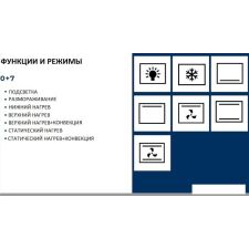 Электрический духовой шкаф ZorG Technology BE7 (черный)