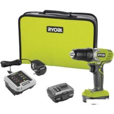 Дрель-шуруповерт Ryobi R12SD-LL13S 5133002323 (с 2-мя АКБ, сумка)