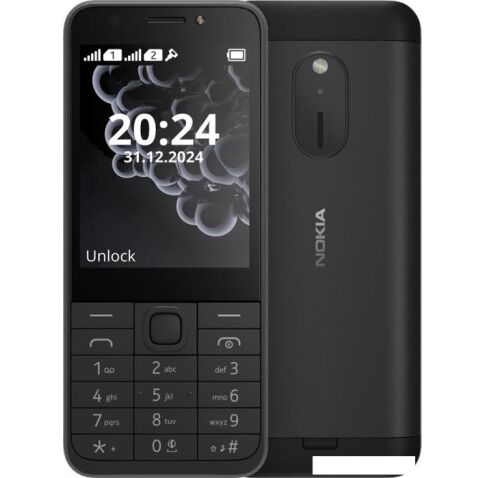 Кнопочный телефон Nokia 230 (2024) Dual SIM TA-1609 (черный)