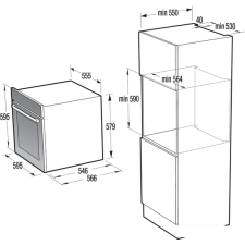 Электрический духовой шкаф Gorenje BOP799S51X