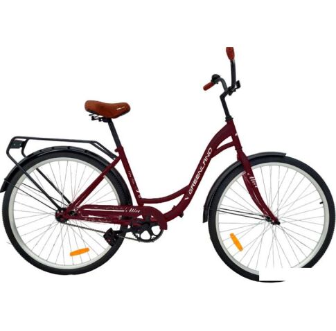 Велосипед Greenland Alice 28 2024 (красный)