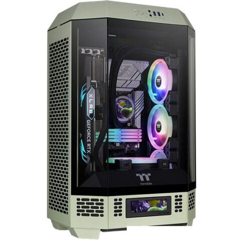 Корпус Thermaltake The Tower 300 Matcha Green CA-1Y4-00SEWN-00