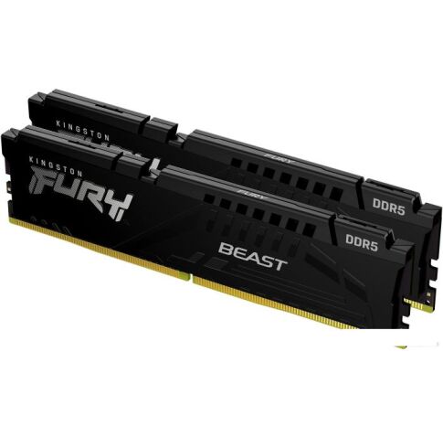 Оперативная память Kingston FURY Beast 2x32ГБ DDR5 6000 МГц KF560C30BBEK2-64