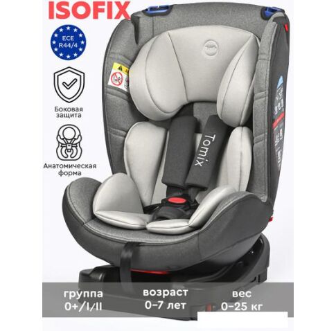 Детское автокресло Tomix Diamond DS30 Isofix (серый)