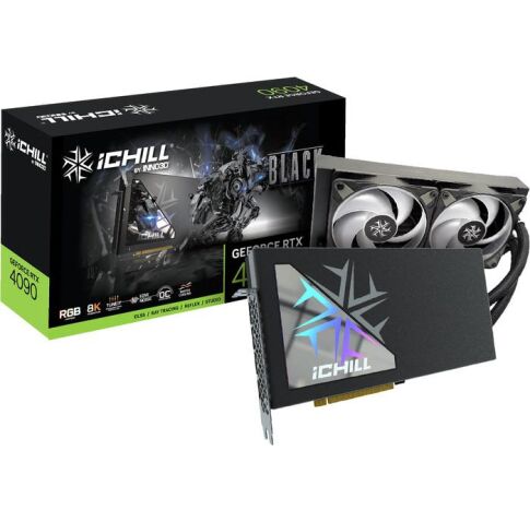 Видеокарта Inno3D GeForce RTX 4090 iChill Black C4090B-246XX-18330005