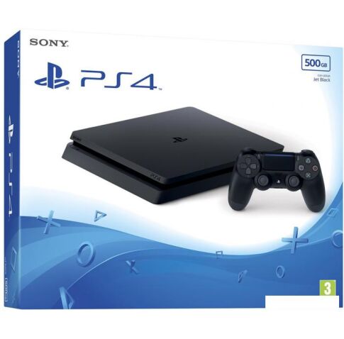 Игровая приставка Sony PlayStation 4 Slim 500GB (черный)