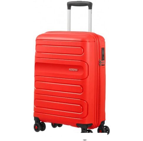 Чемодан-спиннер American Tourister Sunside Sunset Red 55 см