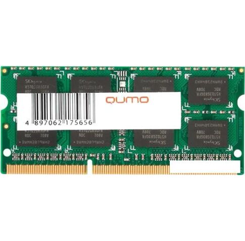 Оперативная память QUMO 8GB DDR3 SODIMM PC3-12800 QUM3S-8G1600C11L