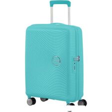 Чемодан-спиннер American Tourister Soundbox Poolside Blue 55 см