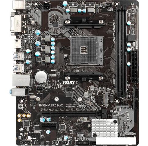 Материнская плата MSI B450M-A Pro Max