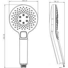 Душевая лейка Lemark LM0819CW