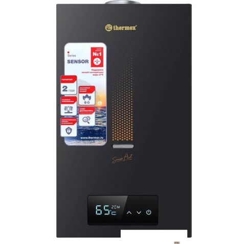 Газовая колонка Thermex S 20 MD (Art Black)