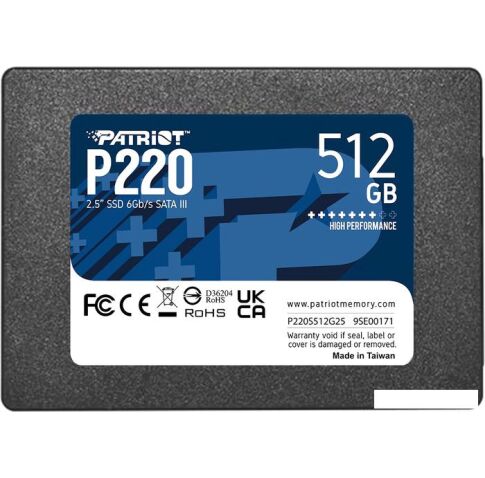 SSD Patriot P220 512GB P220S512G25