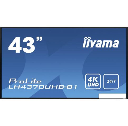 Информационная панель Iiyama ProLite LH4370UHB-B1