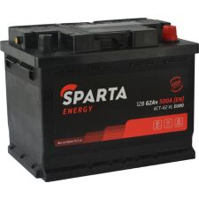 Автомобильный аккумулятор Sparta Energy 6CT-62 VL Euro (62 А·ч)