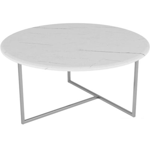 Журнальный столик Калифорния мебель Маджоре (белый мрамор)