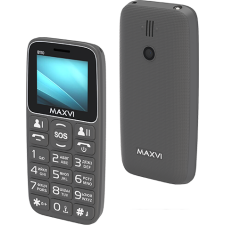 Кнопочный телефон Maxvi B110 (серый)