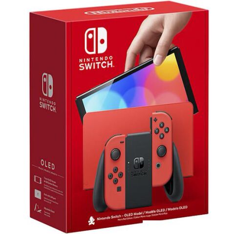 Игровая приставка Nintendo Switch OLED (Mario Red Edition)