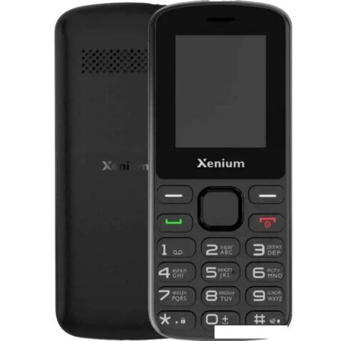 Кнопочный телефон Philips Xenium X170 (черный)