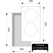 Варочная панель LEX EVI 320-2 BL