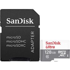 Карта памяти SanDisk Ultra microSDXC SDSQUNR-128G-GN6TA 128GB (с адаптером)