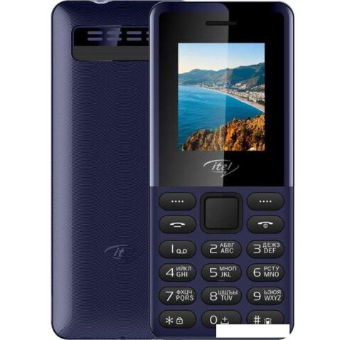 Кнопочный телефон Itel IT2163R (темно-синий)