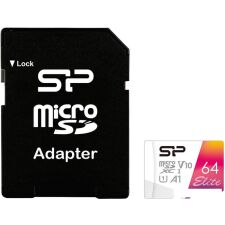 Карта памяти Silicon-Power Elite microSDXC SP064GBSTXBV1V20SP 64GB