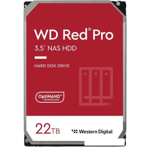 Жесткий диск WD Red Pro 22TB WD221KFGX