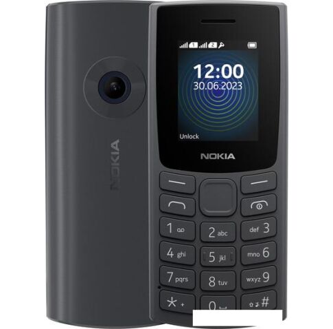 Кнопочный телефон Nokia 110 (2023) Dual SIM TA-1567 (угольный)