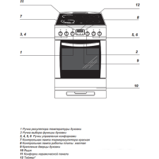 Кухонная плита Hansa FCCW69209