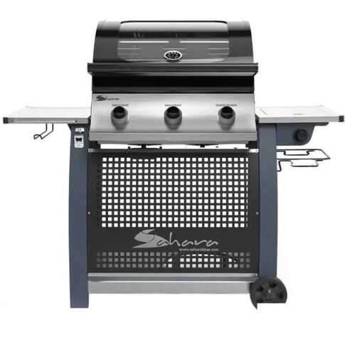 Газовый гриль для дачи Sahara S375 3B BBQ Smokey Teal (дымчатый)