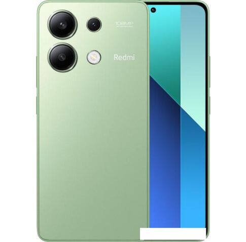 Смартфон Xiaomi Redmi Note 13 6GB/128GB с NFC международная версия (мятно-зеленый)