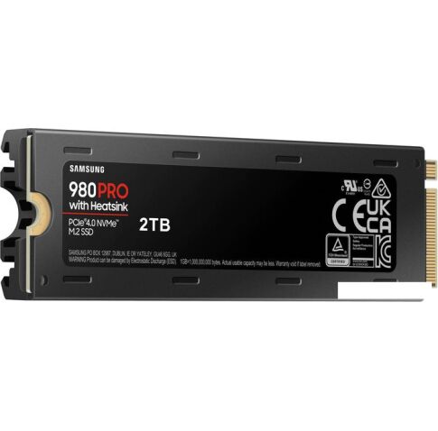 SSD Samsung 980 Pro с радиатором 2TB MZ-V8P2T0CW