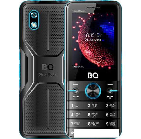 Кнопочный телефон BQ-Mobile BQ-2842 Disco Boom (бирюзовый)