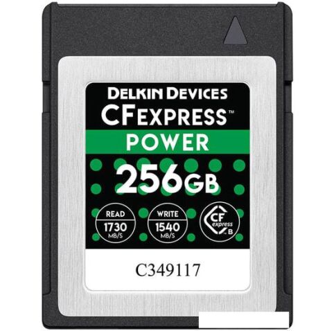 Карта памяти Delkin Devices Power CFexpress DCFX1-256 256GB