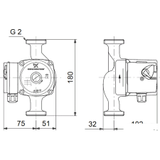 Насос Grundfos UPS 32-60 180