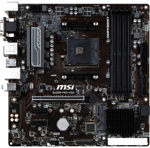 Материнская плата MSI B450M PRO-VDH