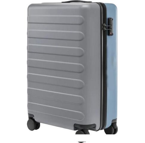 Чемодан-спиннер Ninetygo Rhine Luggage 20" (серый/синий)