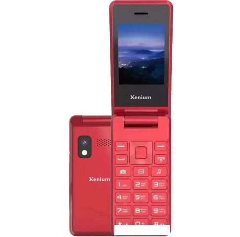 Кнопочный телефон Xenium X600 (красный)